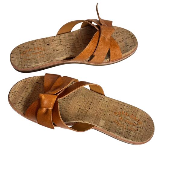 KORK-EASE Brigit Bow Leather Comfort Slip On Sandal Size 11 - Picture 5 of 11